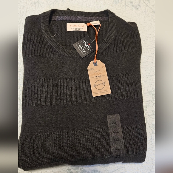Men's Dark Green Crewneck Sweater NWT - Picture 1 of 3